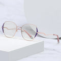 JS8629 New Retro Polygon Metal Frame Anti-Blue Light Blue Light Blocking Optical Fashion Women 2025