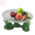 2023  Wholesale Elephant Statue Fruit Bowl for Home Decor Resin Elephant Shape Fruit Plate Fruit Tray