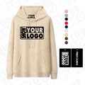 CB035-YB420B 420g High Streetwear Silver Fox Velvet Lining Women's Hooded Sweatshirt Men's Custom Logo Hoodies Sweatshirts Free