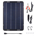 10W 18V Flexible Solar Panel Charger for 12V Car RV Boat Battery Charging 330*230MM
