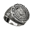 New Joyas Anillos Fashion Jewelry Wolf Head Carve Vintage Custom Rings for Men