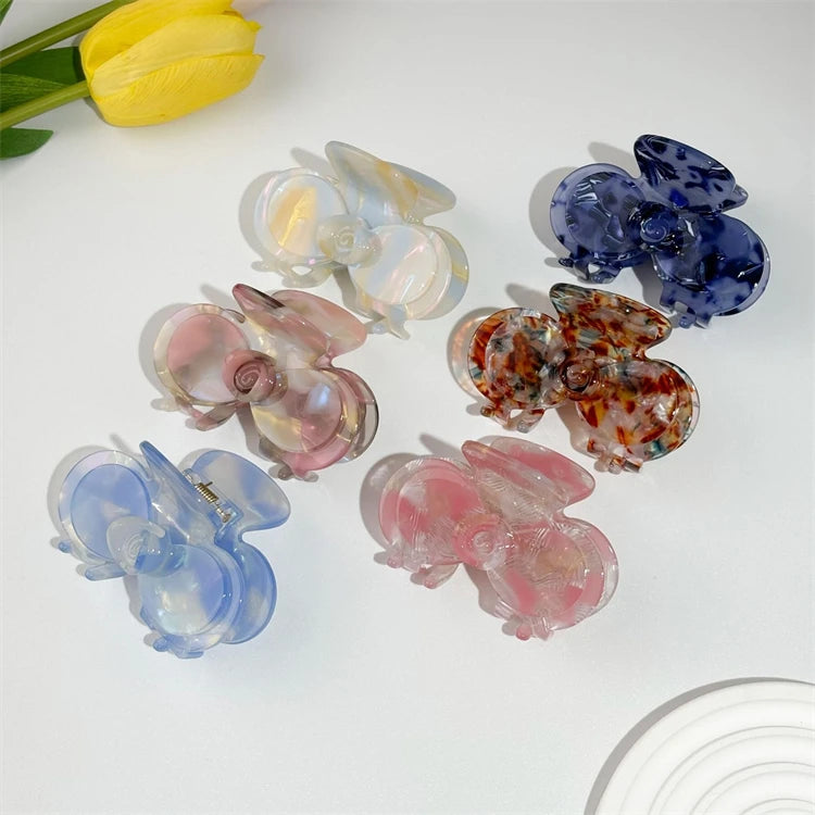 New Design Cute Marine Life Girl Hair Clip Exquisite and Elegant Hair Claw Clip Acetate Hair Claw