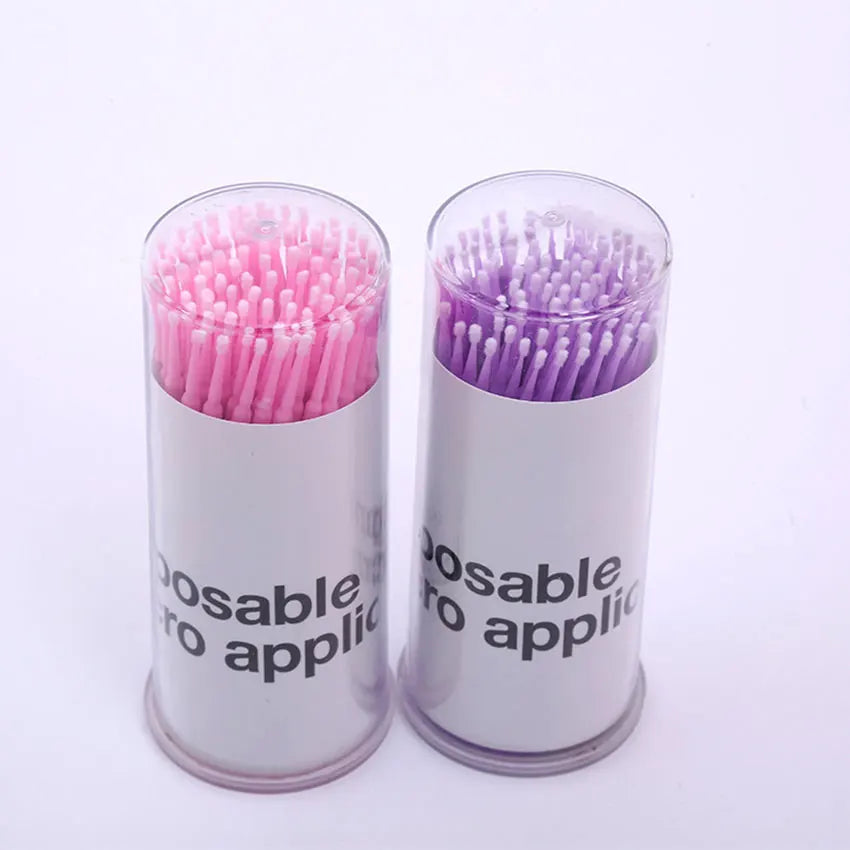 Wholesale Disposable Dental Microbrush Brush Eyelash Extension Micro Applicator Microbrush