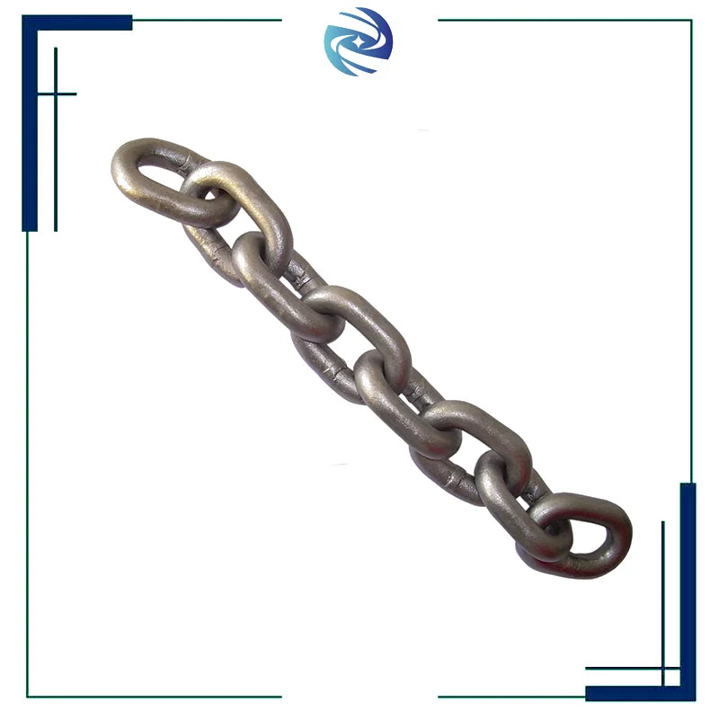 20Mn2 22mm G80 Chain High-Strength Alloy Steel Drop Forged Welded Structure Container Lifting Chain with Zinc and Plain Finish