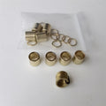 Wholesale Gold Speed Ring Sets & Bearing Spacers Kit for Skateboard Parts-PU Casting Friction Reduction