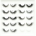 Natural Faux Mink Eyelash Strips Wholesale Fox Cat Eye Lashes Full Strip Lashes Cheaper Fake Natural Eyelashes