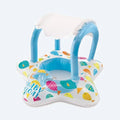 Intex 56573 Children's Swimming Ring with Covered Fruit Pattern Seat for Paddling