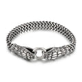 KALEN Punk Stainless Steel Snake Hand Chain Bracelet Charm Links Bracelets Bangle