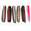 Sleek Quality Wholesale Manufacture 20-inch 3pcs High Temperature Fiber Clip Hair Bundle Straight Weave Synthetic Hair Extension