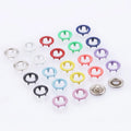 9.5mm Size Five Claw Ring Metal Snap Fastener Stainless Steel Prong Snap Button for Closing