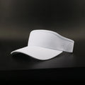 New Design Custom Logo Blank Unisex Summer Visor Hat White Golf Laser Cut Hole Adjustable Flexible Sports Caps