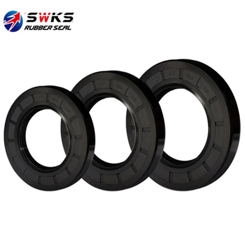 TC Ring Skeleton Oil Seal High Temperature Resistant Available in PTFE Silicone Rubber NBR EPDM PU Sizes