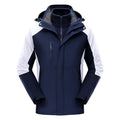A607 Detachable Polar Fleece Lining Long Cold-Proof Canvas Overalls  Zipper Ready-Made Two-Piece Set