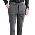 Wholesale High-endg Hih Quality Light Luxury Design Straight hang Down Business Casual Men's Suit Pants