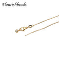 Factory Price Gold Plated 1.2mm Round Ball Chain DIY Necklace Chain for Women Men