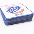 Wholesale Custom Logo Eco-Friendly Polyester Matt Surface Straight Cut Fold Wash Care Printed Labels Screen Printing Clothing