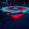 Factory Supply 8x8 Digital Dot Wire Connected 3D Led Infinity DMX Light up Dance Floor for Wedding Nightclub