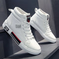 2024 Summer Men's High Top Casual Sneakers Breathable Lightweight Rubber Insole Fashion Trend Walking Style Shoes