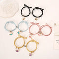 2Pcs Magnetic Bracelet for Couple Moon Star Pendent Magnetic Bracelet Men Women Lover Best Friend Jewelry Bracelet