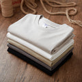 Amekaji 250g Heavyweight Men's Oversized T-Shirt | Custom Logo Solid Color Crew Neck Basic Tees
