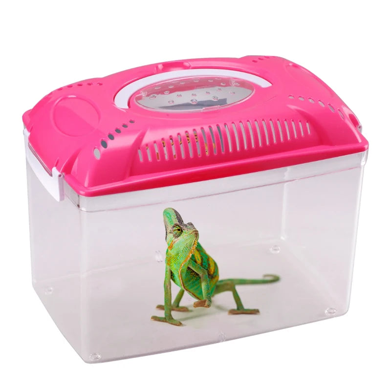 Fish Tank Large Medium Small Plastic Transparent Small Goldfish Tank Ideal for Small Animal Care