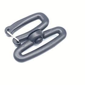 Wholesale High Quality Custom Designer Backpack Accessories Black Bag Clasp Clip Swivel Plastic Snap Hook Plastic Bag Hook