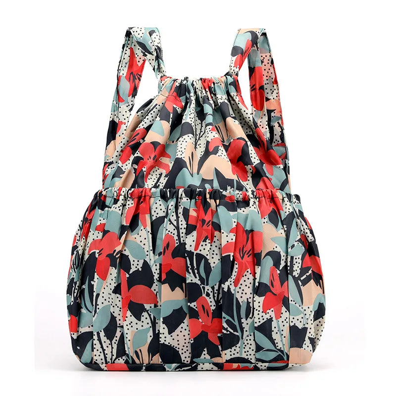 Waterproof Drawstring Backpack Suitable for Gym Workout Outdoor Running Eco-friendly Shopping Bag