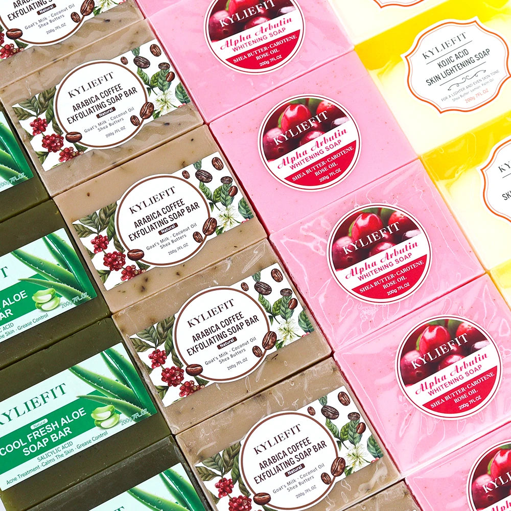 Natural Essential Oil Handmade Face Soap with Glutathio Rebranding Whitening Facial Soap Acne