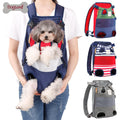 Adjustable Fashion Pet Dog Travel Shoulder Carrier Backpack Comfortable Breathable Mesh with Zipper Closure Print Pattern