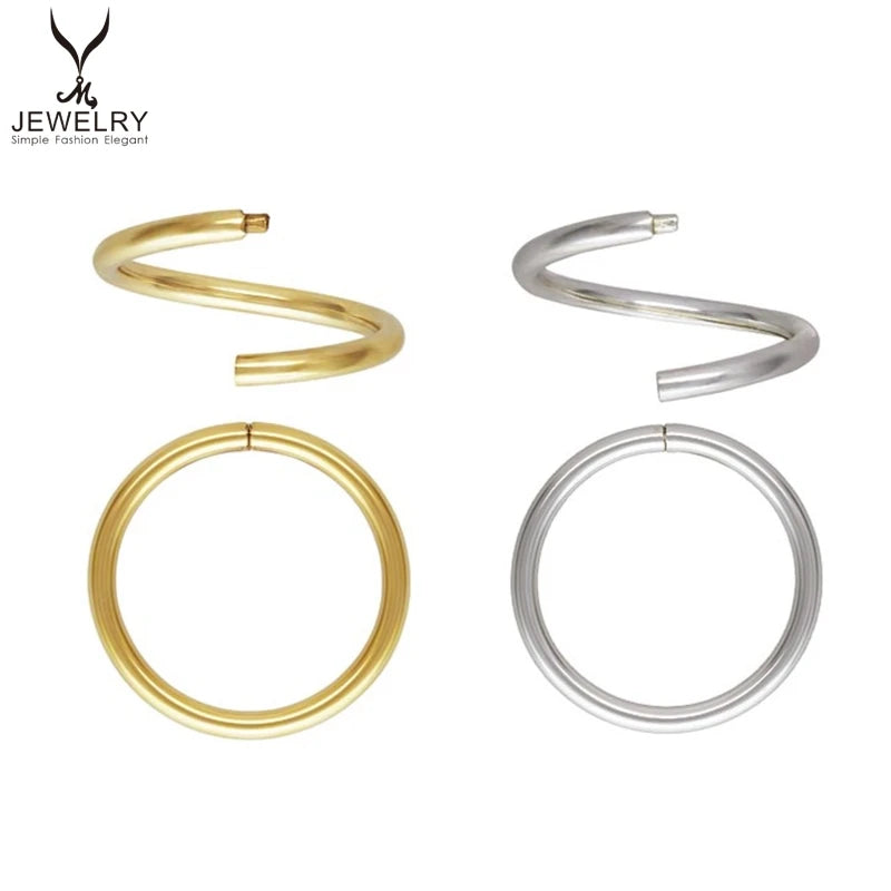 Real 14K Gold Filled Wholesale Hoop Earrings New Jewelry Huggie Circle Sleeper Hoop