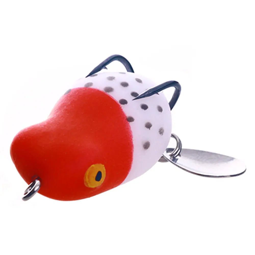 3cm/4.2g Custom Top Water Fishing Simulation Jumping Frog Lure Soft Fishing Bait
