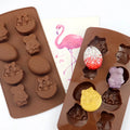 177 Stock 8 Cavity Christmas System Basket and Rabbit Shape Silicon Resin Mold Silicone Ice Cube Tray Silicon Chocolate Moulds