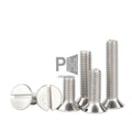 M1.6 M2 M2.5 M3 M4 M5 M6 M8 M10 Metric Threaded GB68 DIN963 Slotted Flat Countersunk Head Machine Screw Bolt Slotted Screw
