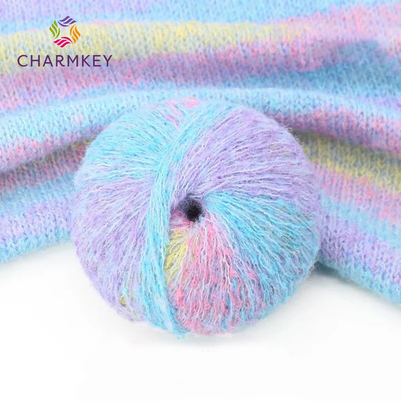 Factory Wholesale Mohair Yarn for Hand Knitting Yarn Hot Sale Mohair/Acrylic Blended Yarn