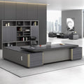 LBZ-53 Modern Executive Office Desk for Boss or Manager Luxury CEO Furniture with CE Certification
