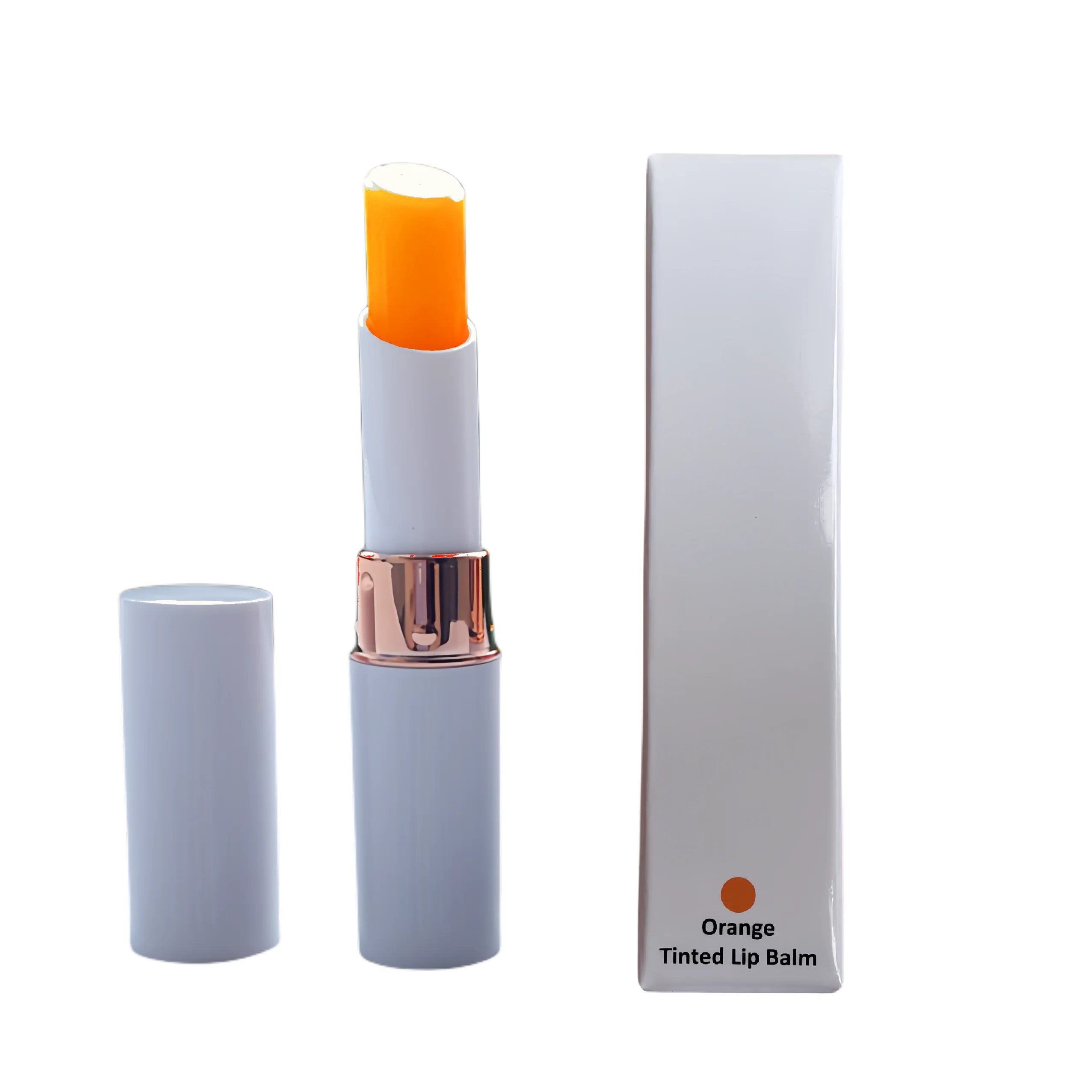 Private Logo Vegan Cruelty Free Natural Glossy Finish Hydration Moisturizing Tinted Lip Balm