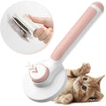 Pet Grooming Brush Brosse Anti Poil Chien Self Cleaning Slicker Comb Automatically Dog Cat Slicker Brush Hair Remover Pet Comb