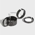 Fold Texture Multiple Sizes Design Jewelry S925 Sterling Silver High Quality Rings for Women