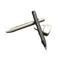 EDC Titanium Black Color Gun Metal Bolt Action Ballpoint Pen with CNC Machining and Wire EDM