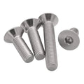 M2-M16 304 316 Stainless Steel DIN 7991 Flat Head Hex Socket Cap Screws
