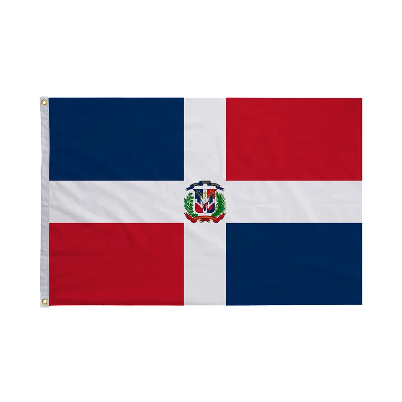 Factory Supply Dominican Republic Flags Any DIY Flag Polyester Printing Custom One Piece  Maldives  Flag