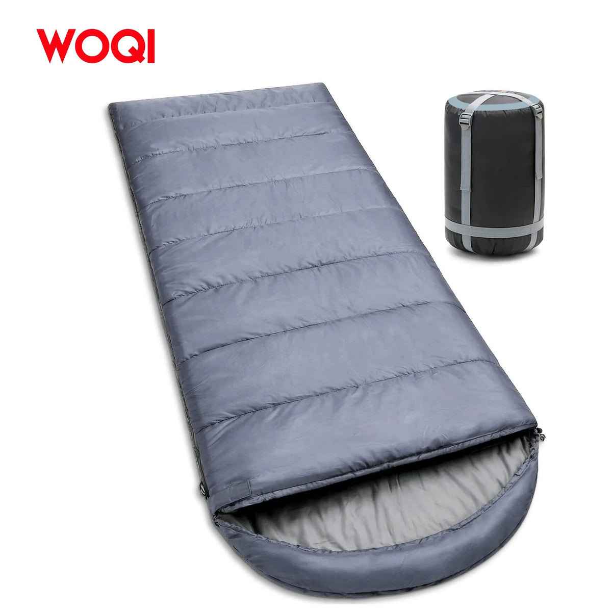 WOQI Camping Sleeping Bag Camping Equipment Warm and Comfortable for Travel and Outdoor Hiking