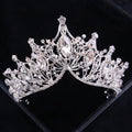 Handmade Bridal Headwear European and American Gold Silver Plated Performance Rhinestone Crown Headband Wedding Hair Accessories