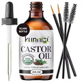 100% Pure Organic Jamaican Black Castor Hair Oil 100ml Cold-Pressed for Hair Growth with Argan & Coconut Oils for Home Use