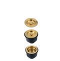 Modern Brushed Gold Stainless Steel Kitchen Drains Accessories Set for Hotel Kitchen Sinks