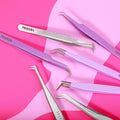 VEYES Volume Tweezers Eyelash Extension Stainless Steel Private Label Custom Logo Tweezers for Lash Extensions