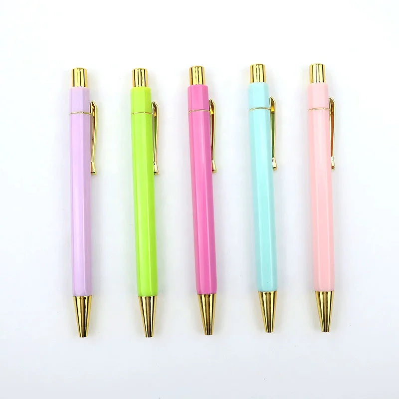 Custom Luxury Hexagonal Ballpoint Pen with logo