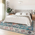 Hot Sale Turkish Vintage Brown Non-slip Plush Washable Livingroom Carpets Soft Area Rug for Bedroom Office