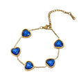 Fashionable Hot Selling Exquisite Stainless Steel Heart Bracelet for Women