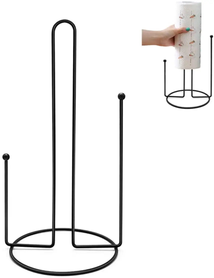 Metal Home and Kitchen Tissue Paper Holder Stand Chef Roll Paper Storage Holder